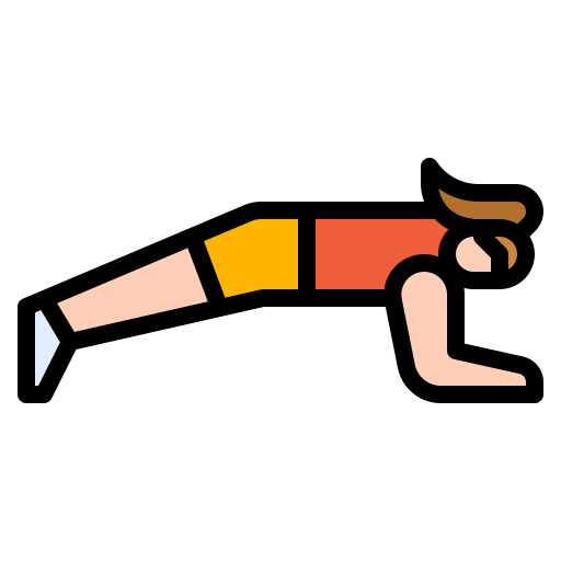 woman doing a plank on pilates